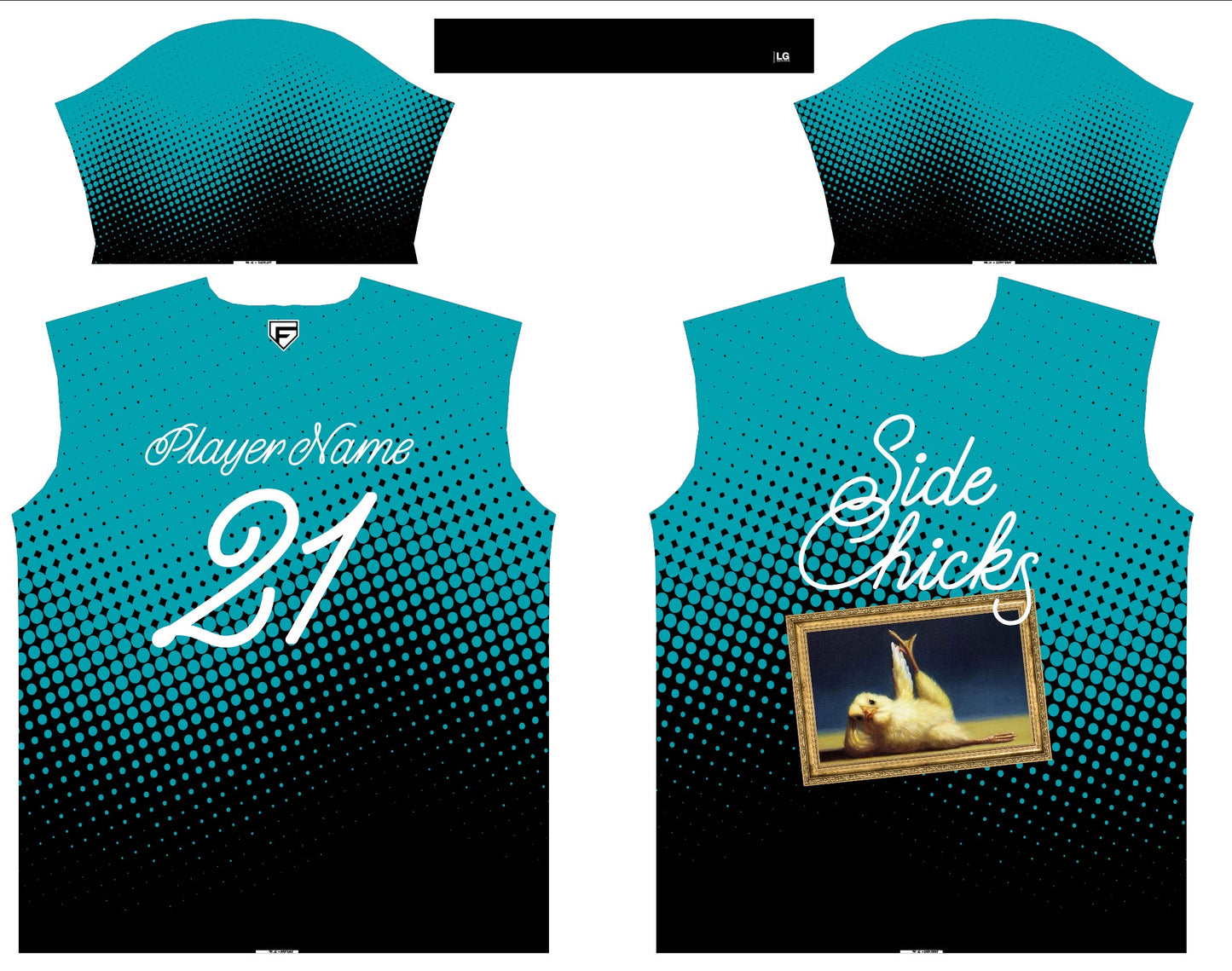 SIDE CHICKS TEAL